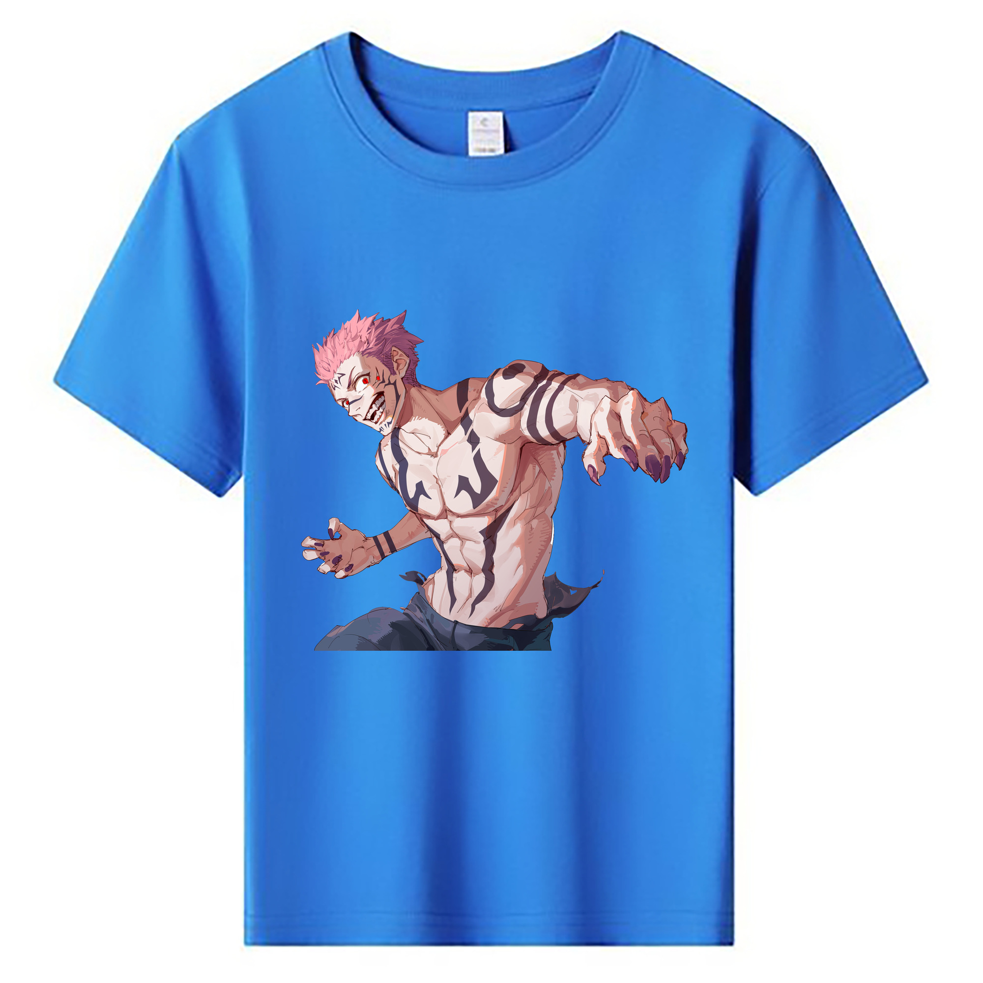 （画像用） 呪術廻戦 Jujutsu Kaisen 綿100％キッズTシャツ（フロントプリント）